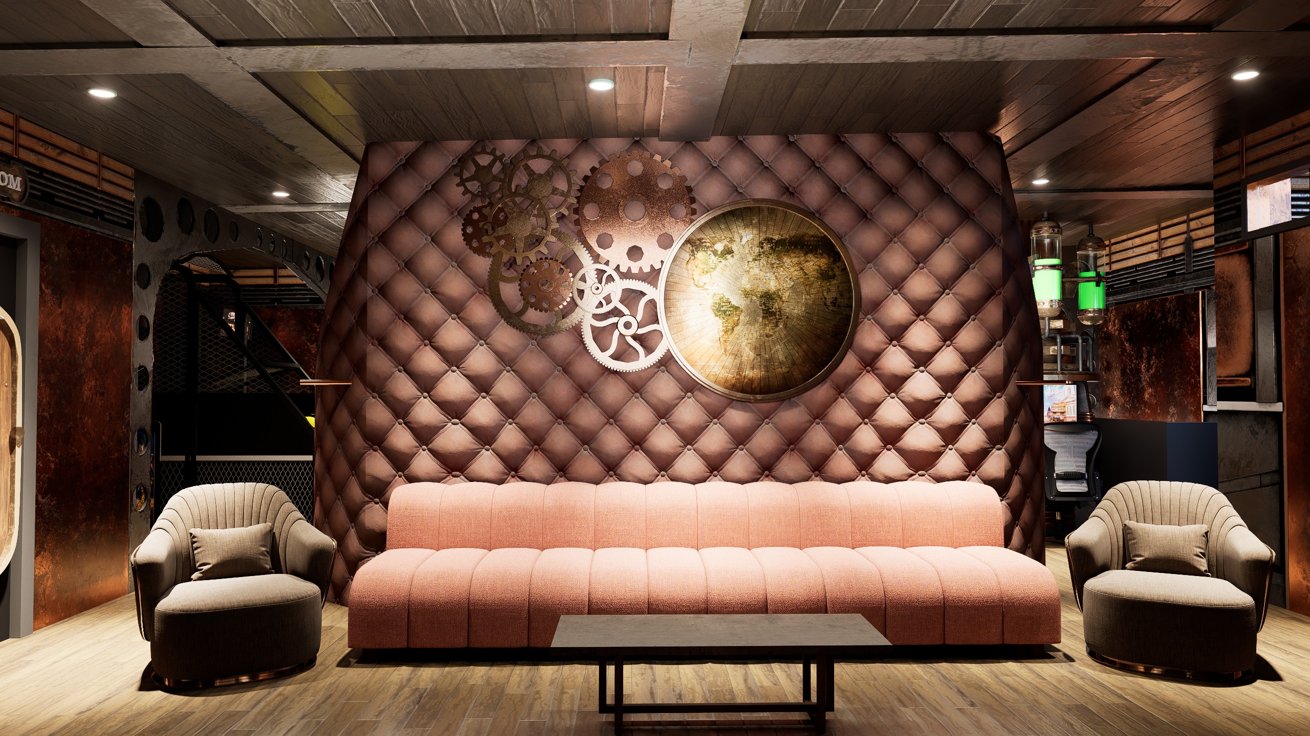 Steampunk Game Room 05