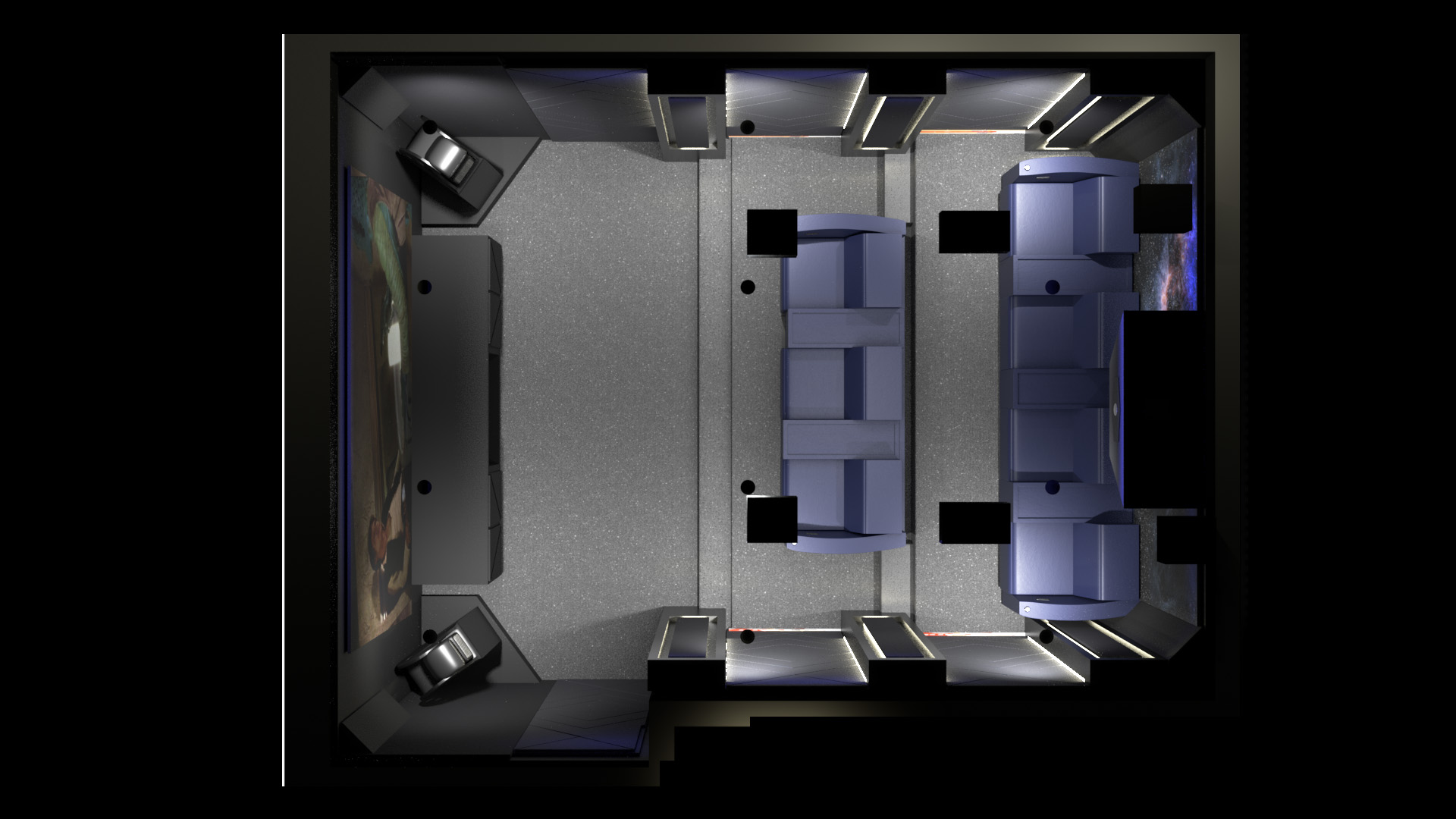 Modern Theater top view